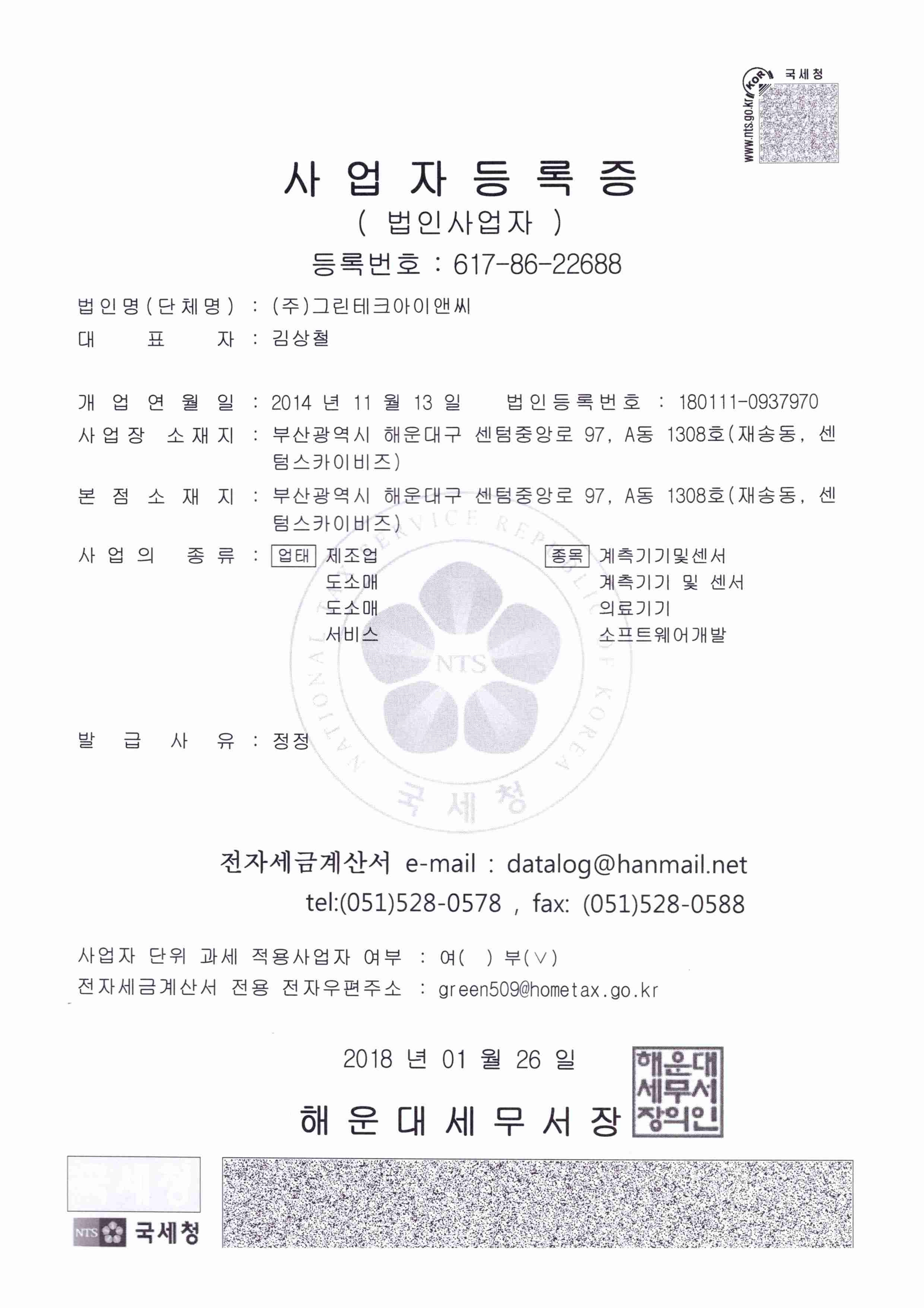 BUSINESS LICENSE
